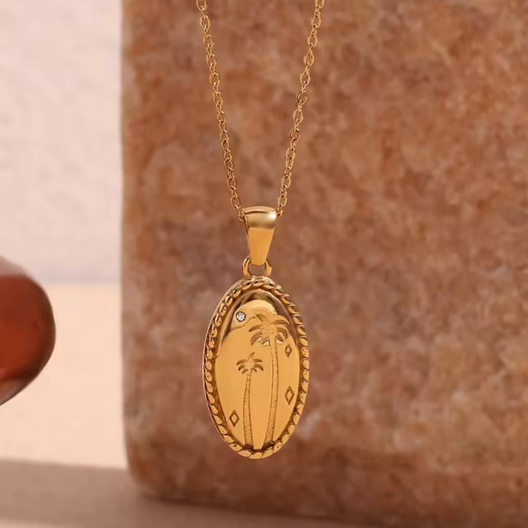 Palm Tree Necklace