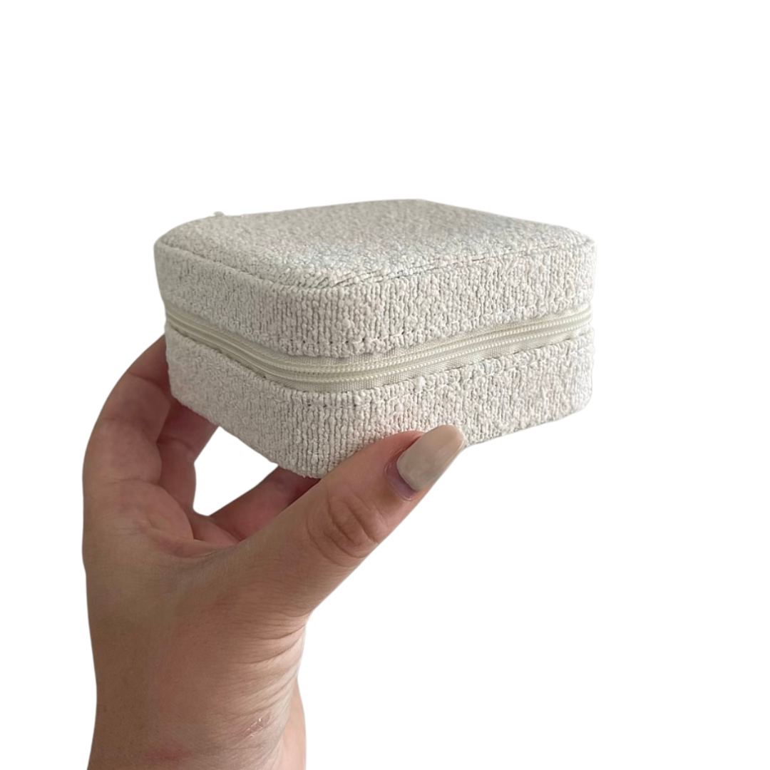 Bouclé Square Trinket Box