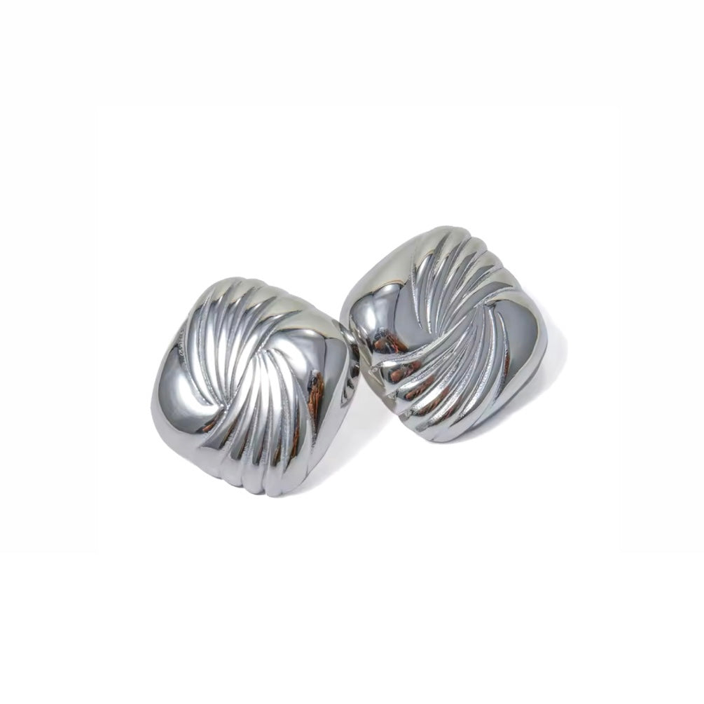 Square Twist Vintage Earrings
