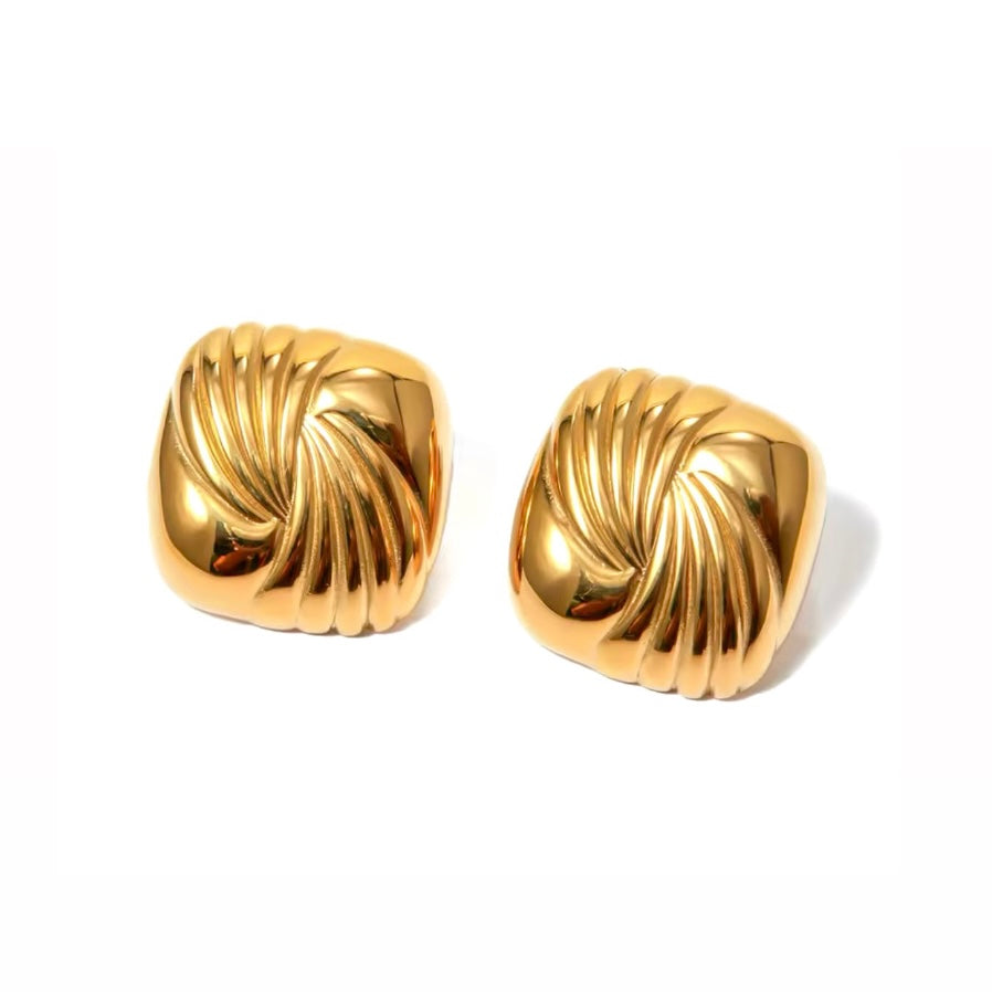 Square Twist Vintage Earrings