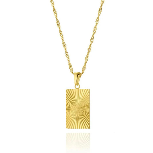 Sunburst Pendant Necklace