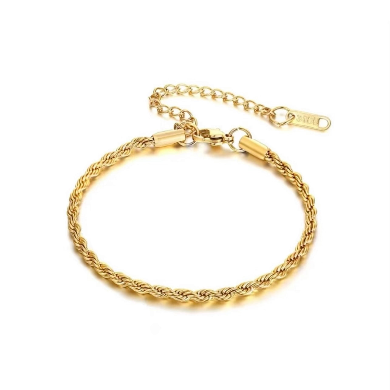 3mm Rope Chain Bracelet