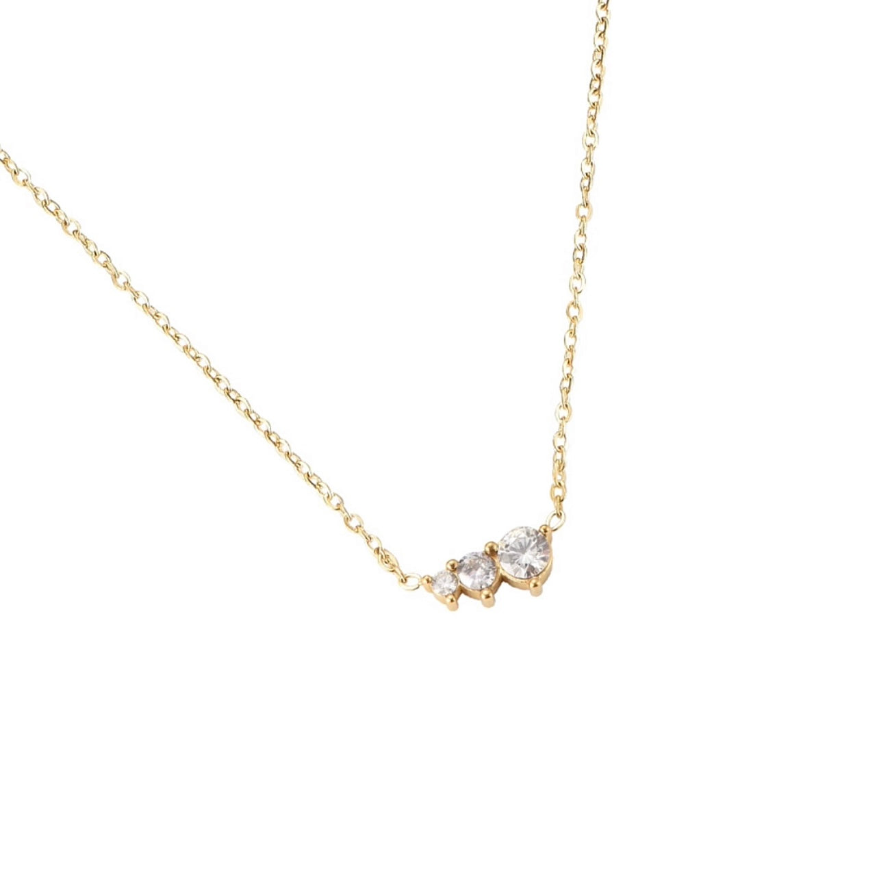 Diamond Cluster Necklace