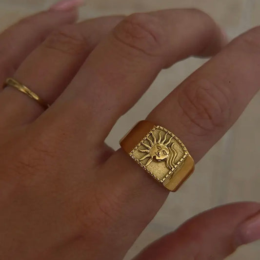 'Sol' Sunshine Chunky Ring