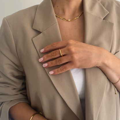 Twist Herringbone Necklace