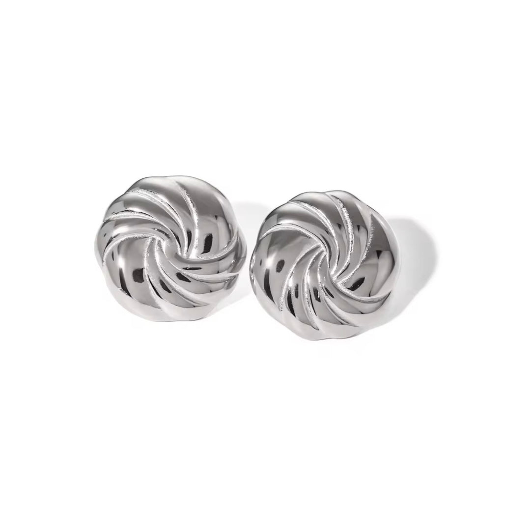 Croissant Round Vintage Earrings