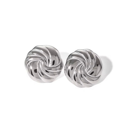 Croissant Round Vintage Earrings