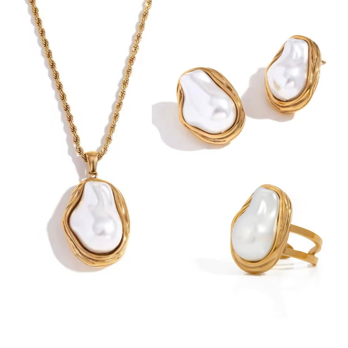 Irregular Pearl Set