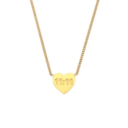 11:11 Heart Necklace