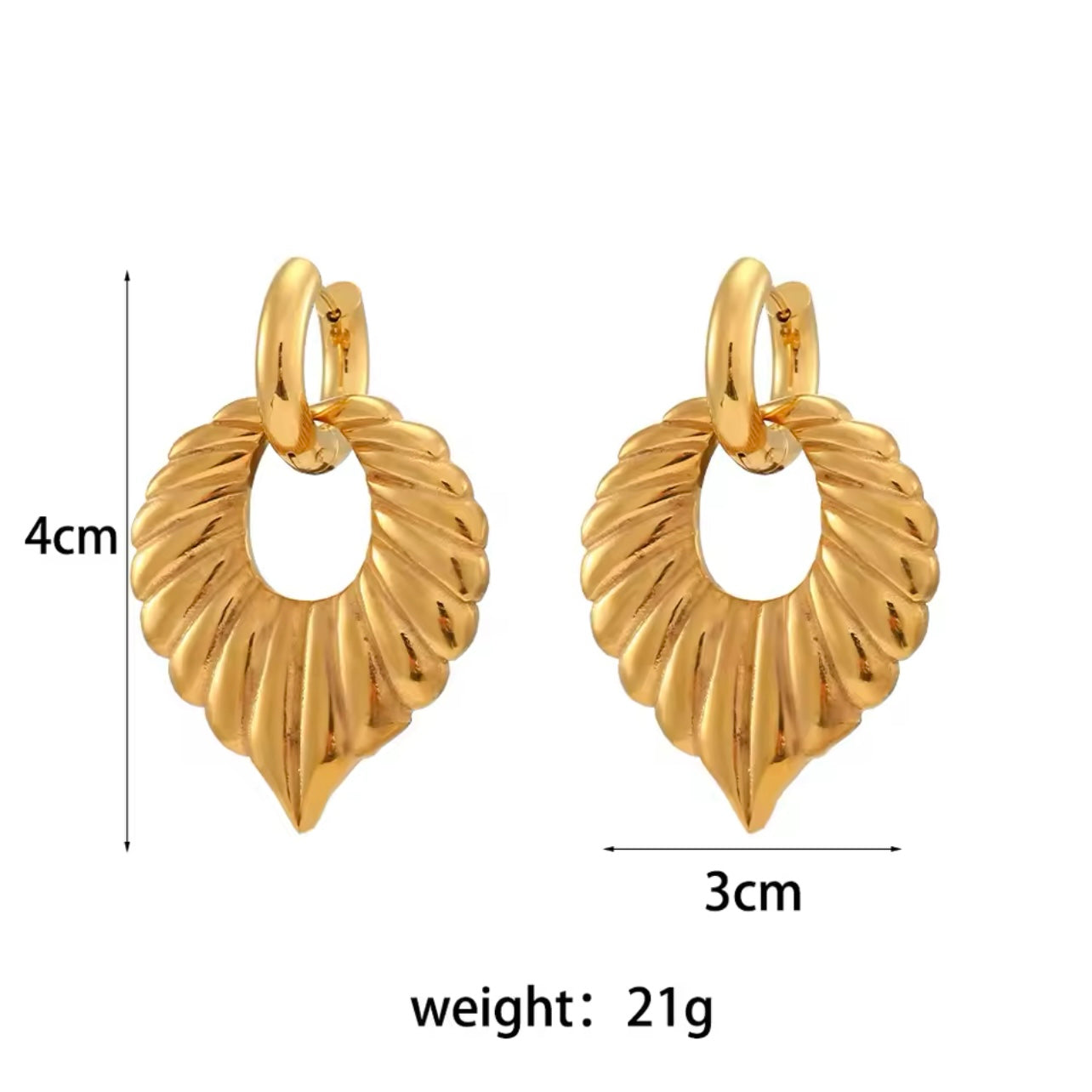 SAMPLE SALE - Leaf Earrings