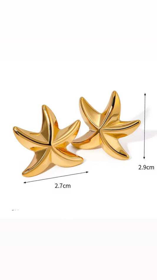 SAMPLE SALE - Starfish Earrings