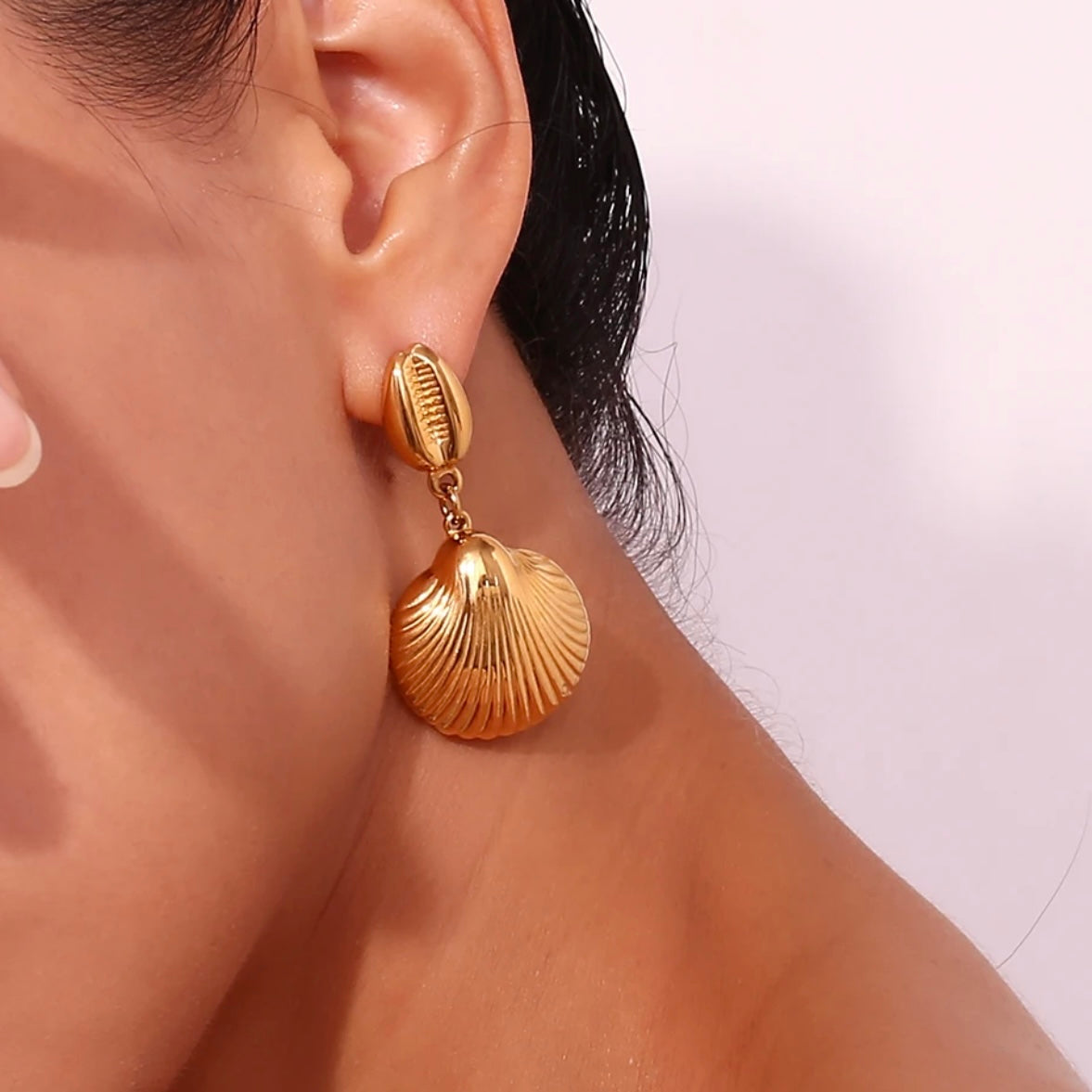 SAMPLE SALE - Seashell Earrings