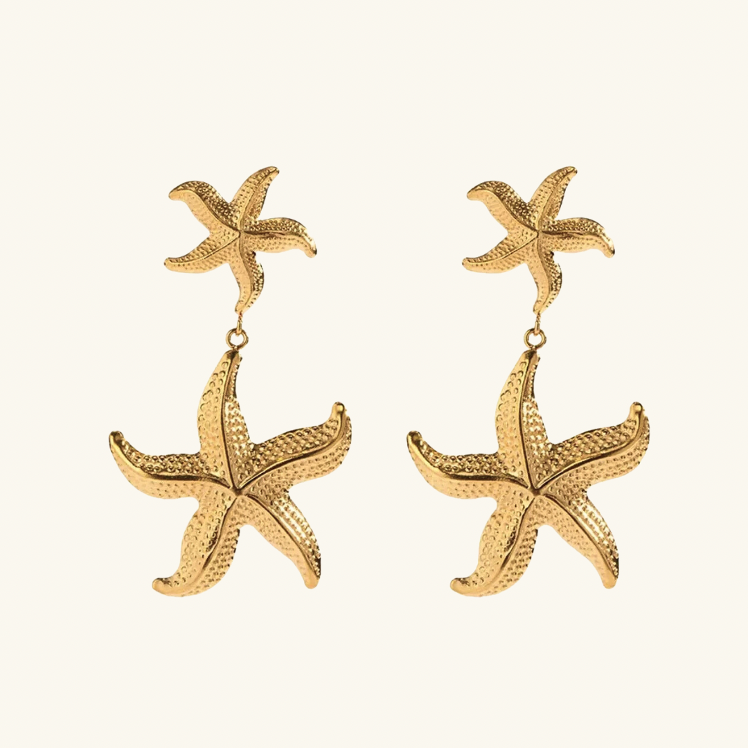 Starfish Drop Earrings