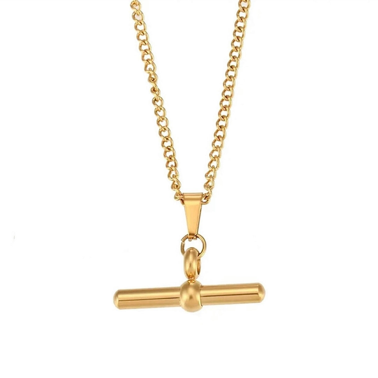 T-Bar Pendant Necklace