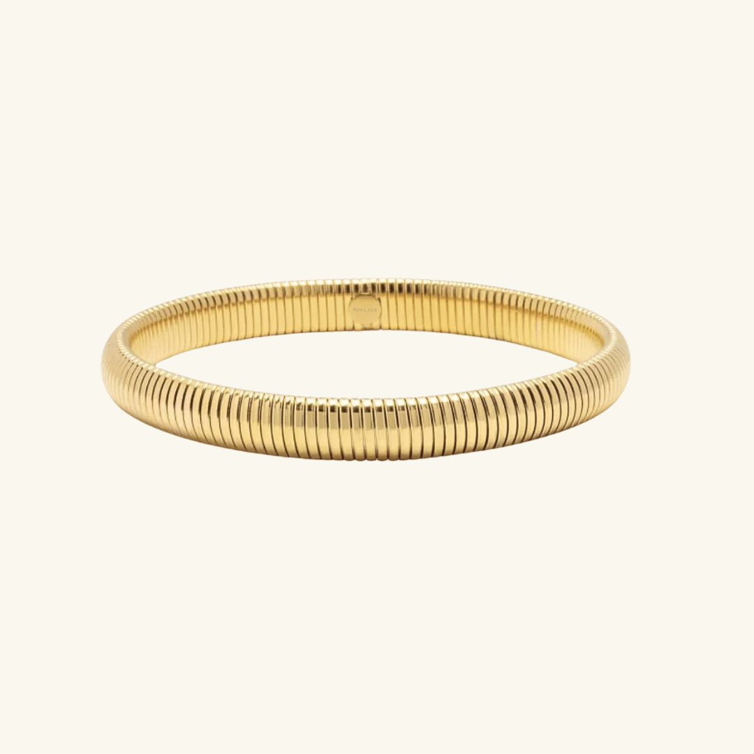 Ribbed Thin Bangle