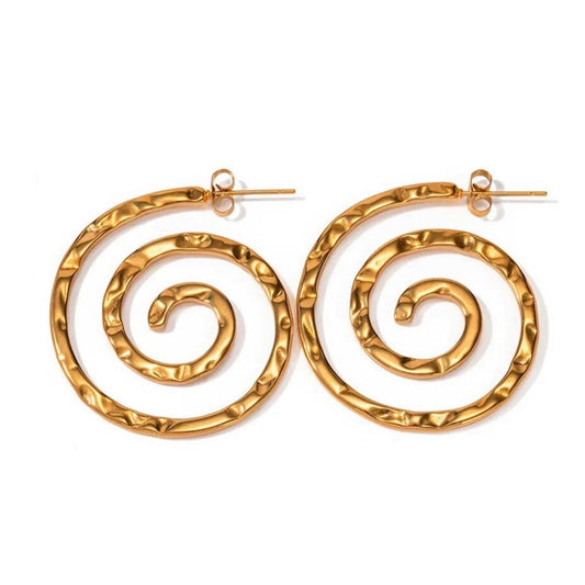 ‘Soirée' Swirl Earrings