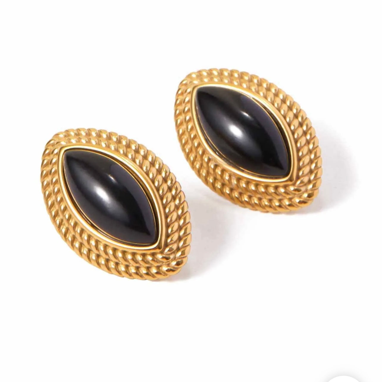 SAMPLE SALE - Black Onyx Earrings